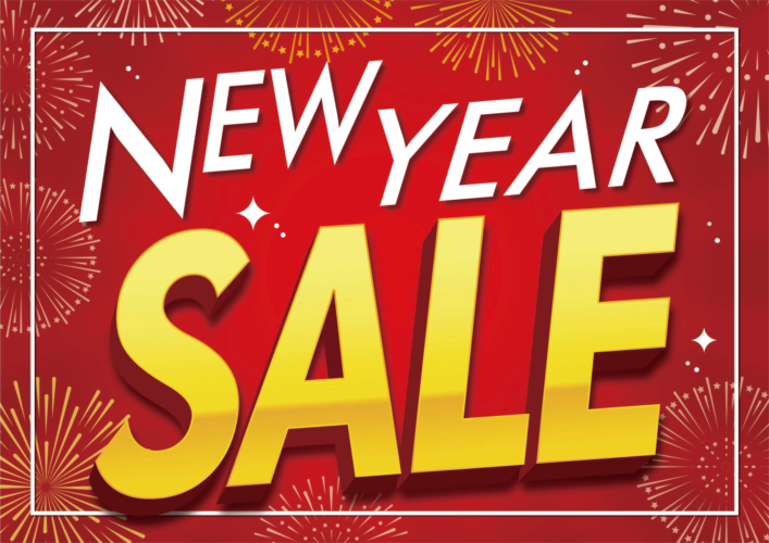 NEW YEAR SALE！！
