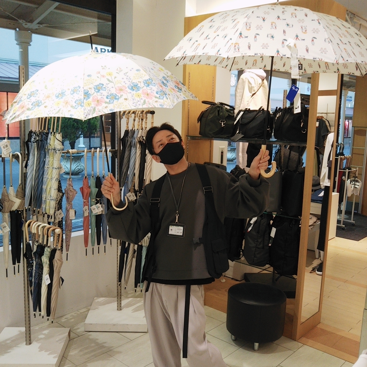 日雨兼用傘たくさん ワールド アウトレット ショップニュース 那須ガーデンアウトレット