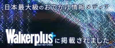 イルミネーション特集　Walkerplusに掲載されました