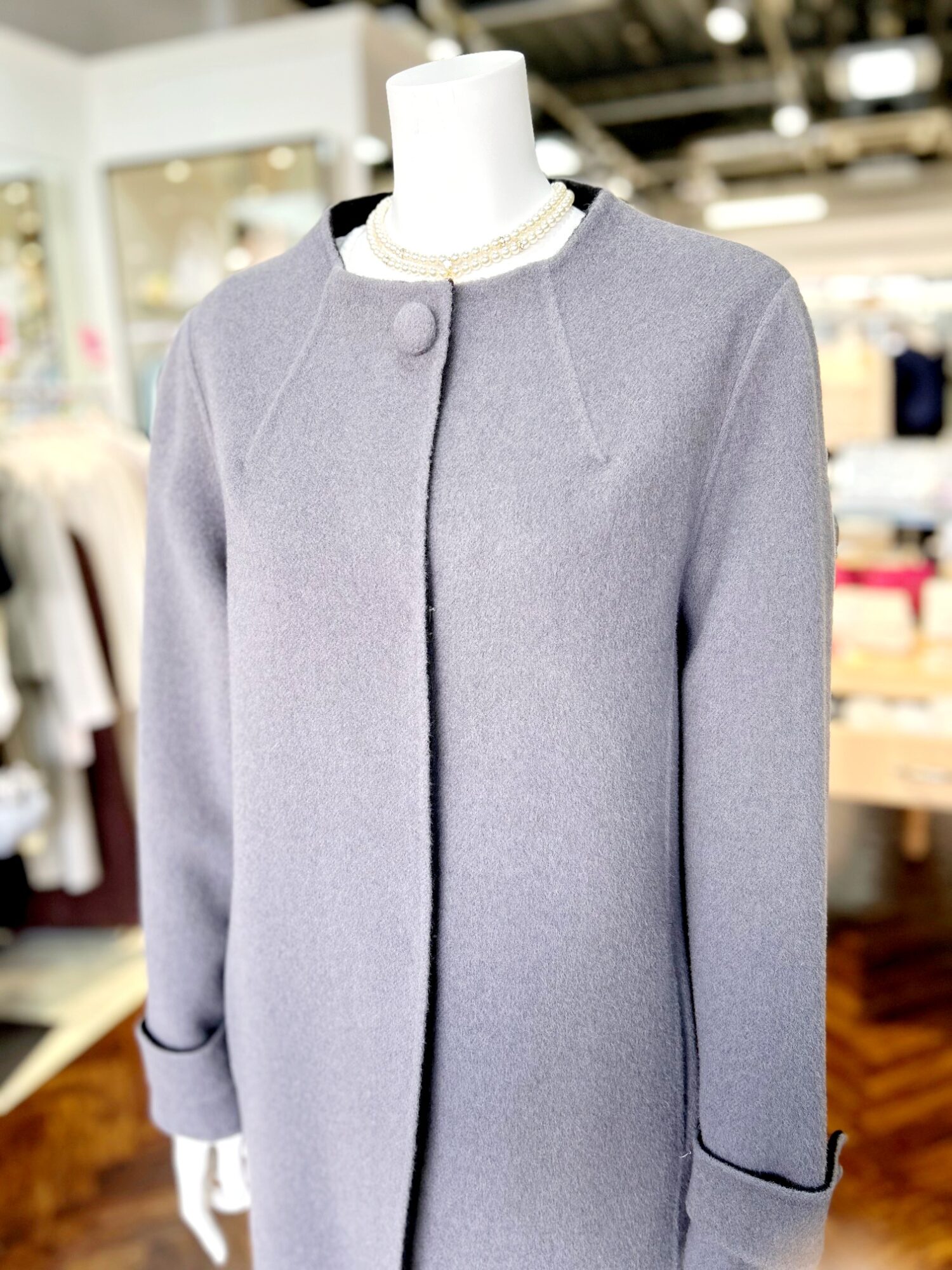 東京ソワール　カシミヤ混ウールコート 東京ソワール カシミア混コート 聞きにくい