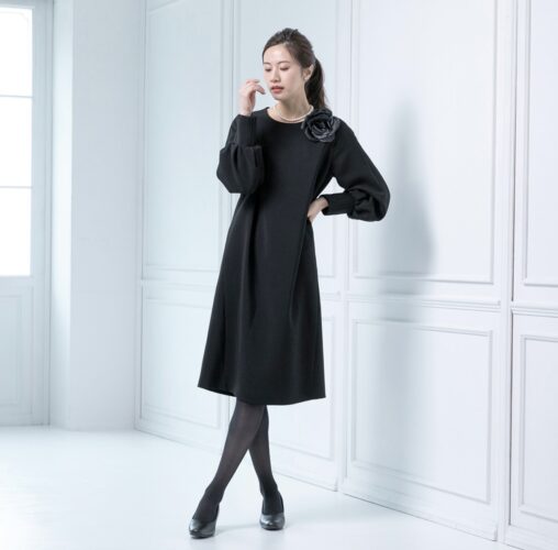 ブラックフォーマルワンピース♥