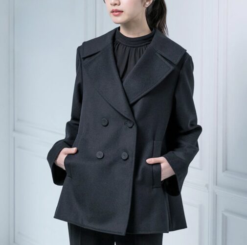 人気ブランド♥カシミヤ混ピーコート