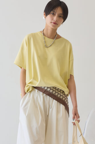 【毎年大人気】半袖コクーンカットプルオーバーのご紹介