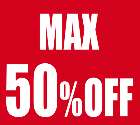 GW SALE アパレルMAX50％OFF